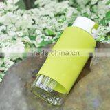 400ml HOT Plastic Sport Water Bottle With Silicone Sleeve thumbnail-2