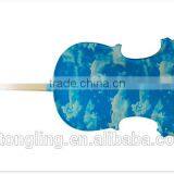 Blue Flower Decorative Solid Wood Violin TL-1204 thumbnail-5