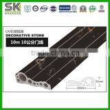 Latest Designed PVC Marble Line Plastic Stone Profile Pvc Moulding