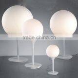 Mordern Simple White Glass Ball Italy Design Hotel Lamp Reading Beaver Lamp by GALILEO