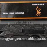 OEM Browning B49 Outdoor Multifunctional Camping Hunting Survival Folding Blade Knife/knives thumbnail-5