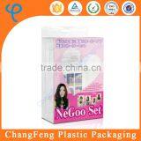 Hot Sale Clear Plastic Cosmetic Box Packaging