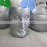 Art Studio Stylish Decoration Fiberglass Face Stool thumbnail-3