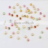 Metal Edge Round Square Nail Art Pearl With Diy Nail Art Decoration Hemming Nail Diamond Alloy ZX:SP529 thumbnail-4