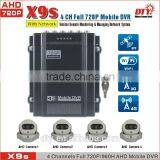 4ch H.264 Ahd Bus Mobile Dvr Gps Mdvr Surveillance System Supports Gps Wifi 3g 4G |X9s thumbnail-3