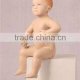 Cute realistic sitting dummies children baby