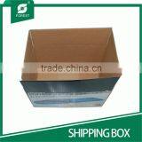 FOUR OVERLAP CARTON CORRUGATED MAILER SHIPPING BOXES WITH CMYK PRINT thumbnail-4