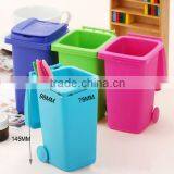 BT05B Colorful Desktop Plastic Mini Trash Can Pen Holder thumbnail-2