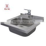 NSF Stainless Steel Hand Sink, Wall Mounted Stainless Steel Hand Wash Sink for Commercial Kitchen thumbnail-3