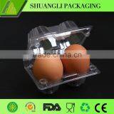 2 holes clear blister egg tray packaging