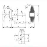 High Quality Handle Lock, Hidden Cabinet Lock, Drawer Lock thumbnail-2