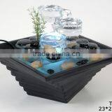 Indoor Ceramic and Glass Fountain