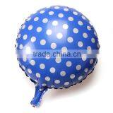 18inch Bule Wave Point Ballons Helium Inflatable Foil Balloons Polka Dot Pearl Balloon Birthday Wedding Festival Classic Toys thumbnail-2
