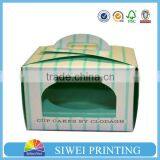 Take Away Food Packing Paper Custom Mini or Giant Cupcake Box Wholesale, Chocolate Box, Boxes for Cupcake Quality Choice thumbnail-3