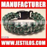 manufacture paracord 550 survival bracelet with beads