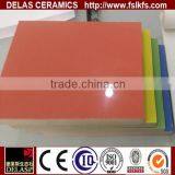Plain Pure Bright Color Ceramic Orange Green Red Floor Tile
