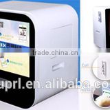2015 portable vending photosmart printer 6 inch photo led/lcd big screen advertising player mug photo printing machine