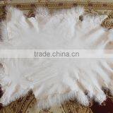 White Color Mongolian Sheep Fur Skin / Long Haired Sheep Fur Skin Quality Choice thumbnail-3
