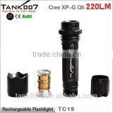 TANK007 Electric Charge Torch Light Night Hunting Torch Light Rechargeable Led Police Flashlight thumbnail-6