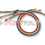 Nylon Barrier Standard Charging Hose W/Manual Shut-Off Valve Fittings, Air Conditional Service Tools of Auto Repair Tools