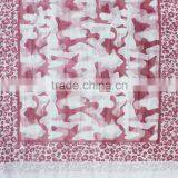 Camouflage Hot Pink Small MOQ Cotton Scarf thumbnail-2