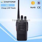 UHF Frequency Cheap Walkie Talkie Zastone Portable Cheap FM Radio