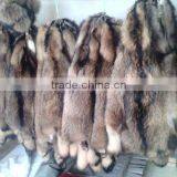 Natural Raccoon Dog Skin Fur Plate