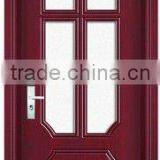 Bathroom Glass Door Filled With Fir Wood ISO9001 thumbnail-1