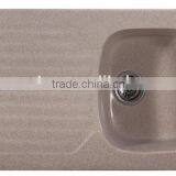 Manufacture Acrylic Solid Surface Single Bowl Kitchen Sink, ,resin Stone Kitchen Sinks thumbnail-3