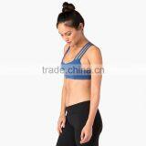 Triple Strap Cross Back Custom Logo Women Workout Bra Fitness Top thumbnail-2