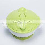 High Quality BPA Free pp Plastic Sucttion Baby Bowl With Spoon thumbnail-3