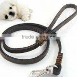 Fashion Flat Genuine Leather Dog Leashes thumbnail-1