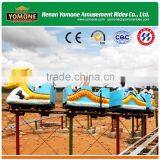 FRP&steel Material Amusement Park Rides Slide Dragon Mini Roller Coaster for Sale thumbnail-2