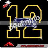 High Korean Rhinestone T-Shirt Zebra Iron on Tranfers Wild About Kindergarten Rhinestone Applique Design thumbnail-6