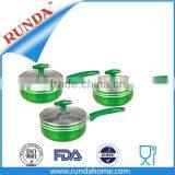 6pcs Aluminum Cookware Set With Marble Coating thumbnail-2