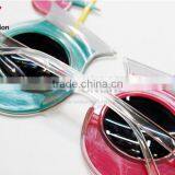No.1 Yiwu Exporting Commission Agent Wanted Colorful Personalized Wine Glass Shaped Sunglasses for Party thumbnail-4