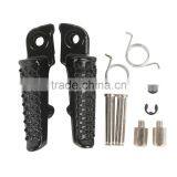 Black Front Footrests Foot Pegs For Honda CBR600RR 2003-2006 CB1000R 2008-2014 thumbnail-1