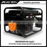 Knife Type 2.0 2.2kw BS2500 Recoil Start Gasoline Generator thumbnail-3