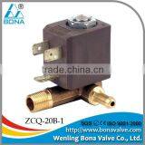 China Manufacturer BONA 1/8" *6.5mm ZCQ-20B-1 Brass Steam Solenoid Valve thumbnail-1