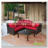 Audu 4 Pieces Cheap Patio Wicker Garden Sofa/Outdoor Sofa/Rattan Sofa thumbnail-1