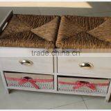 2015 Fashion Design High Quality Handmade Unfinished Wooden Cabinet With Cushion thumbnail-1