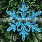 15051801 Hot Sale Plastic Christmas Plastic Glitter Snowflake thumbnail-2