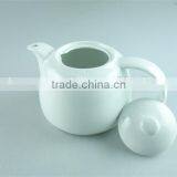 Cheap Price White Ceramic Teapot in Stock for Wholesale thumbnail-2