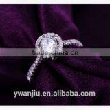 Wholesale Stock Small Order Fashion Women High Quality Zircon Ring thumbnail-2