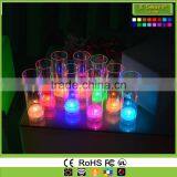 Light up Martini Cocktail Glasses,Flashing Wine Glass Inductive Color Cup,Glow Shot Glasses wholesale