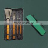 RH-SU120 Hot Sale Outdoor Picnic Snap on Bbq Tool Set With Nylon Bag thumbnail-1