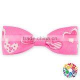 100% Polyester Green White Little Girl Hair Bow Clip One Size Fit Most thumbnail-4