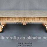 Champagne Color Coffee Table With Marble Top,French Furniture thumbnail-4