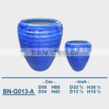 GLAZED CERAMIC OUTDOOR POT BN-G013 thumbnail-1
