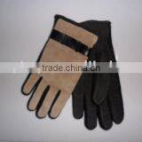 Black Pig Leather Glove for Riding thumbnail-1